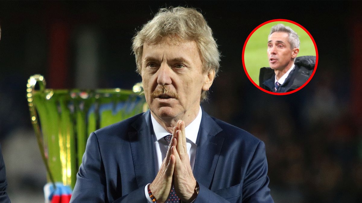 WP SportoweFakty / Na zdjęciu: Zbigniew Boniek i Paulo Sousa (w kółku)