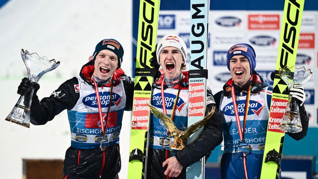 Getty Images / Daniel Kopatsch / Na zdjęciu: Jan Hoerl, Daniel Tschofenig, Stefan Kraft