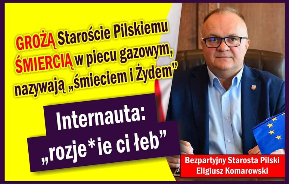 Grożą staroście śmiercią