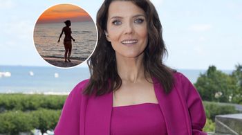 Joanna Jabłczyńska ładuje baterie po aferze. Harcuje na plaży w samym bikini [ZDJĘCIA]