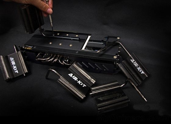 karta graficzna Colorful GTX560Ti iGame Kudan - montowanie dodatkowego chłodzenia Air-Kit