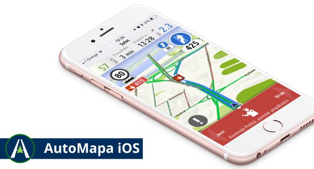 AutoMapa w nowej wersji na iPhone’y i iPady