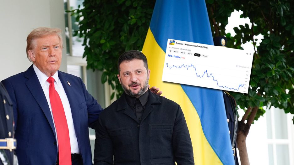 Wołodymyr Zełenski i Donald Trump