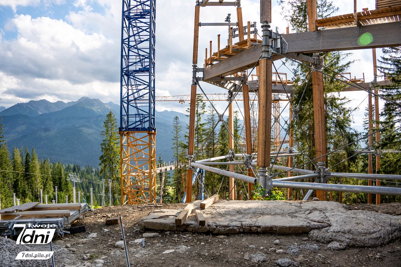 Przy granicy powstaje nowa atrakcja – Sky Walk Serce Poronina
