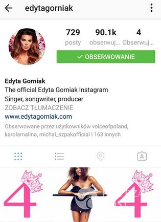 Edyta Górniak świętuje urodziny na Instagramie