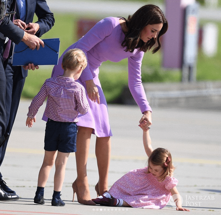 Księżniczka Charlotte przewróciła się w Niemczech