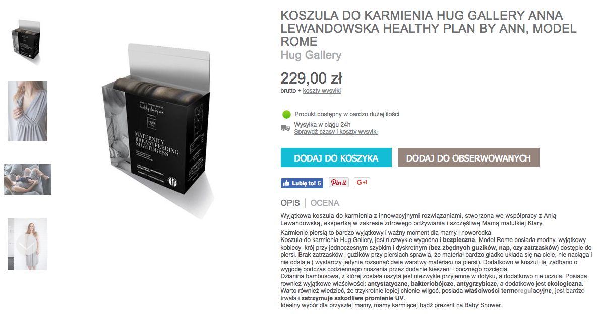Kolekcja ubrań Anny Lewandowskiej