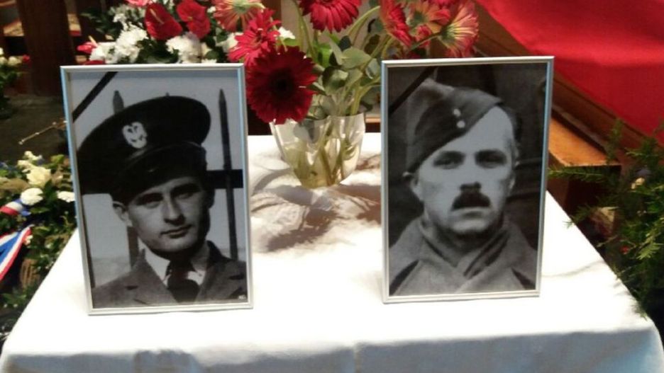 Plut. Henryk Sikorski i por. Maciej Socharski z Dywizjonu 305, którzy polegli 76 lat temu podczas wyprawy na Bremę.