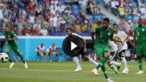 Mundial 2018. Arabia Saudyjska - Egipt . Gol Al Faraja z rzutu karnego na 1:1 (TVP Sport)