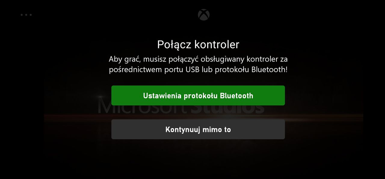 Ostrzeżenie dotyczące podłączenia kontrolera, fot. Jakub Krawczyński