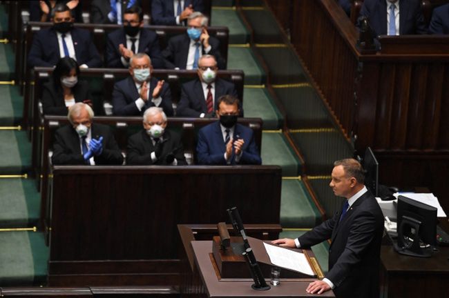 Prezydent Andrzej Duda złożył przysięgę i wygłosił orędzie