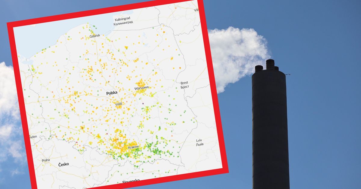 Smog. Mapa zanieczyszczenia powierza czwartek, 29.09.2022 - WP Wiadomości