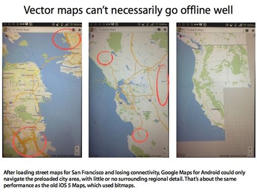 Mapy iOS-a 6 idealne do pracy offline? 2