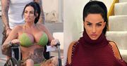 Wytatuowana Katie Price pręży się w bikini na... WÓZKU INWALIDZKIM