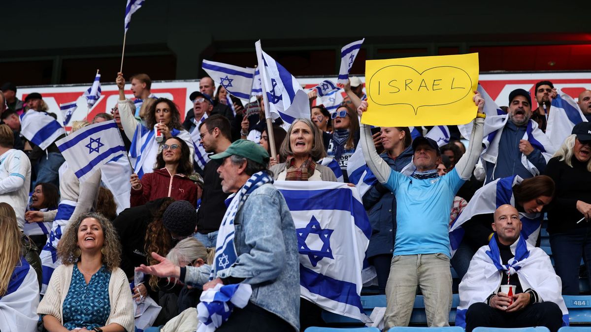 Getty Images / Robbie Jay Barratt - AMA/Getty Images / Kibice reprezentacji Izraela