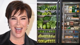 Warzywa, szampan i ulubione lody - tak wygląda PEDANTYCZNA LODÓWKA Kris Jenner! (FOTO)