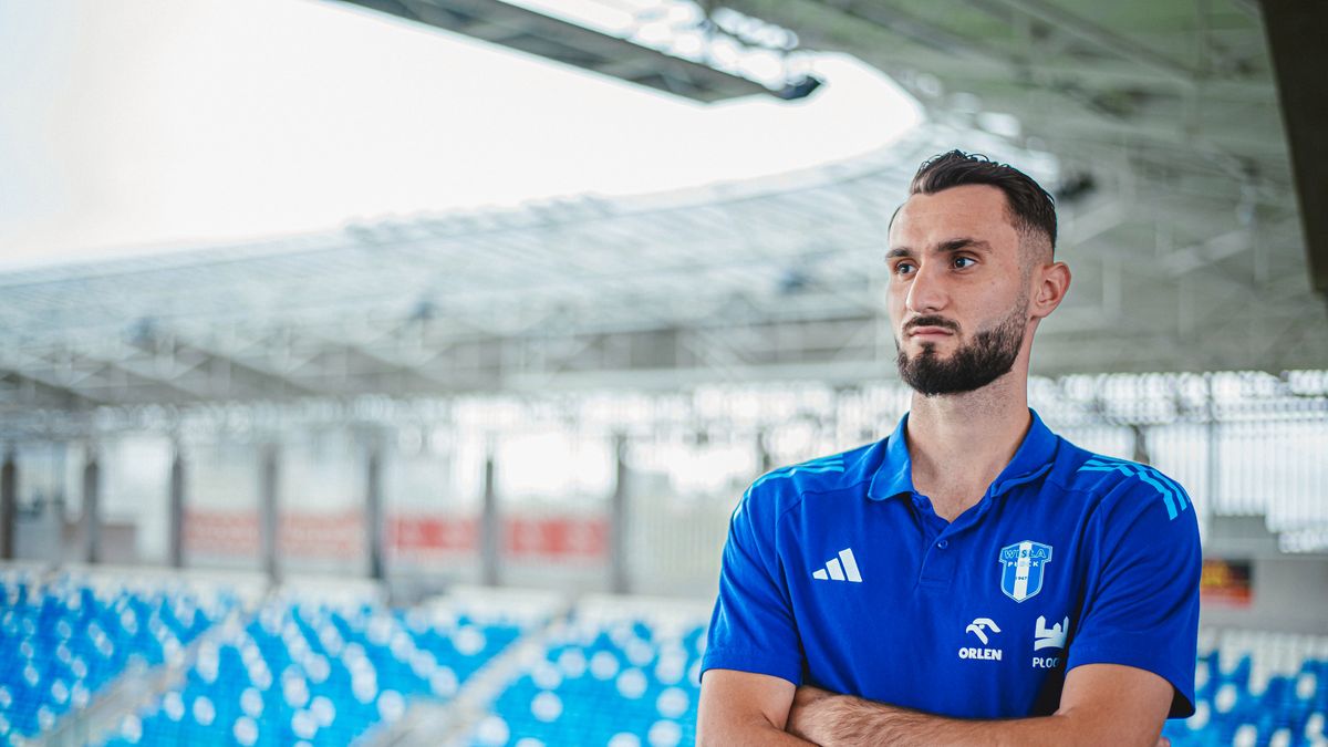Materiały prasowe / Wisła Płock / Na zdjęciu: Giannis Niarchos