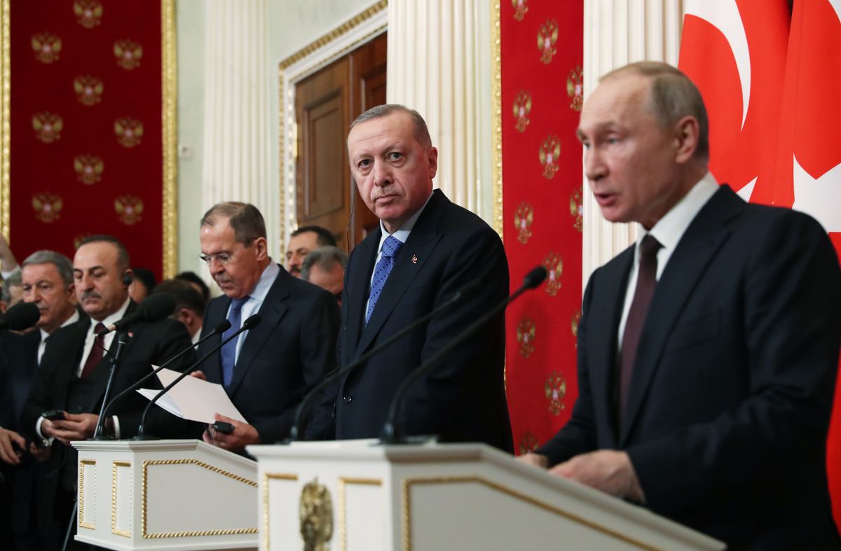 Erdogan ostrzega Putina przed atakiem na Ukrainę 