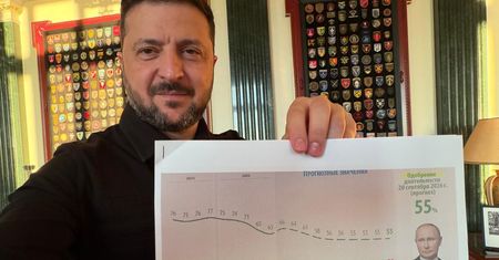 "Trend spadkowy". Zełenski pokazał raport, jaki trafił do Putina