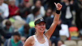 Sensacyjnie pokonała Rosjankę. Od razu zwróciła się po polsku