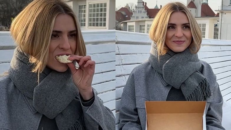 Kasia Tusk bierze udział w teście, jedząc drogiego i taniego pączka. Który jej bardziej smakował? (WIDEO)