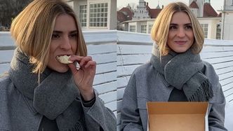 Kasia Tusk bierze udział w teście, jedząc drogiego i taniego pączka. Który jej bardziej smakował? (WIDEO)