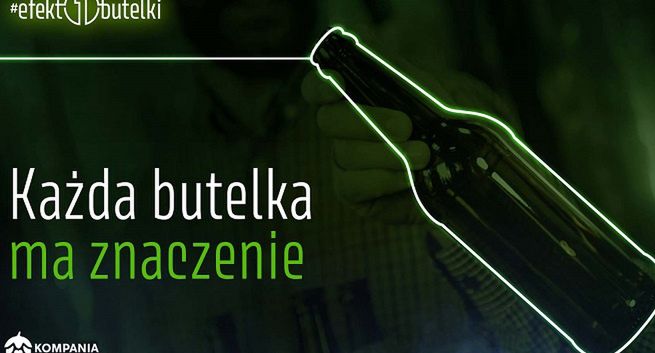 Kompania Piwowarska w kampanii #Efekt1butelki zachęca do oddawania butelek zwrotnych