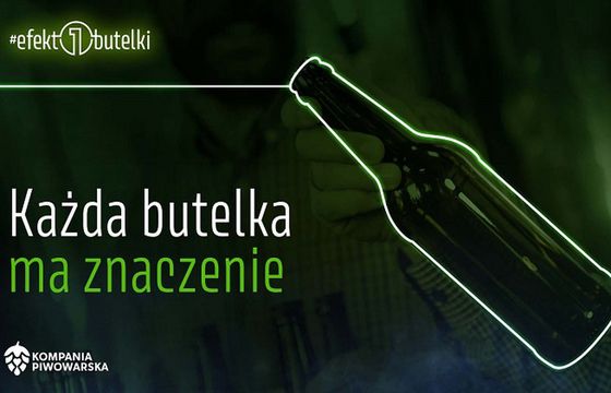 Kompania Piwowarska w kampanii #Efekt1butelki zachęca do oddawania butelek zwrotnych