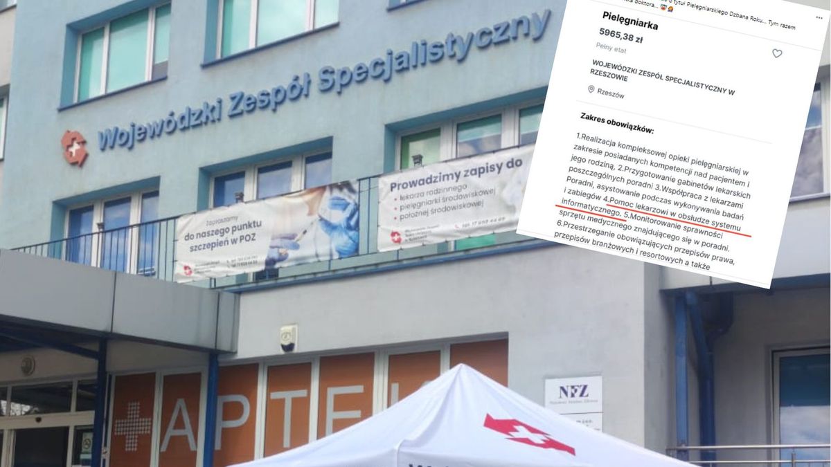 Ogłoszenie o pracę rozjuszyło pielęgniarkę