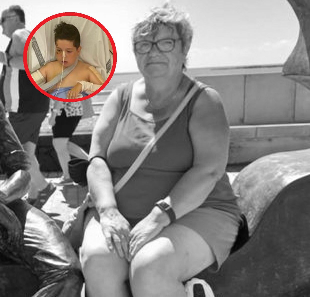 Dramatyczny finał wakacji z dziadkami. Babcia spadła z klifu, wnuczek walczy o życie