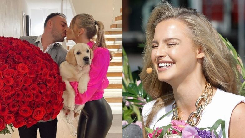 Karolina Pisarek mierzy suknie ślubne