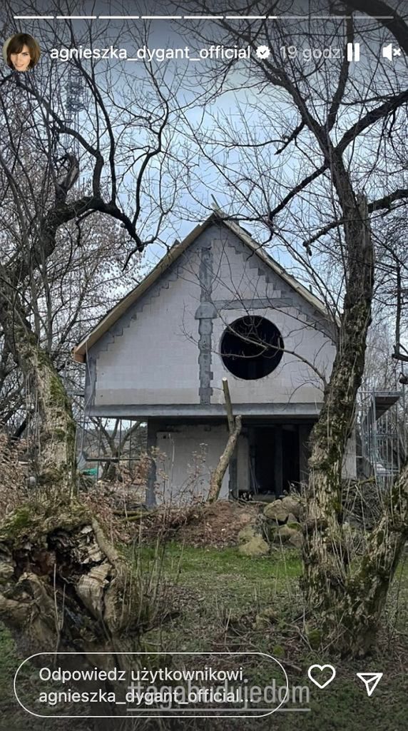 Agnieszka Dygant buduje nowy dom