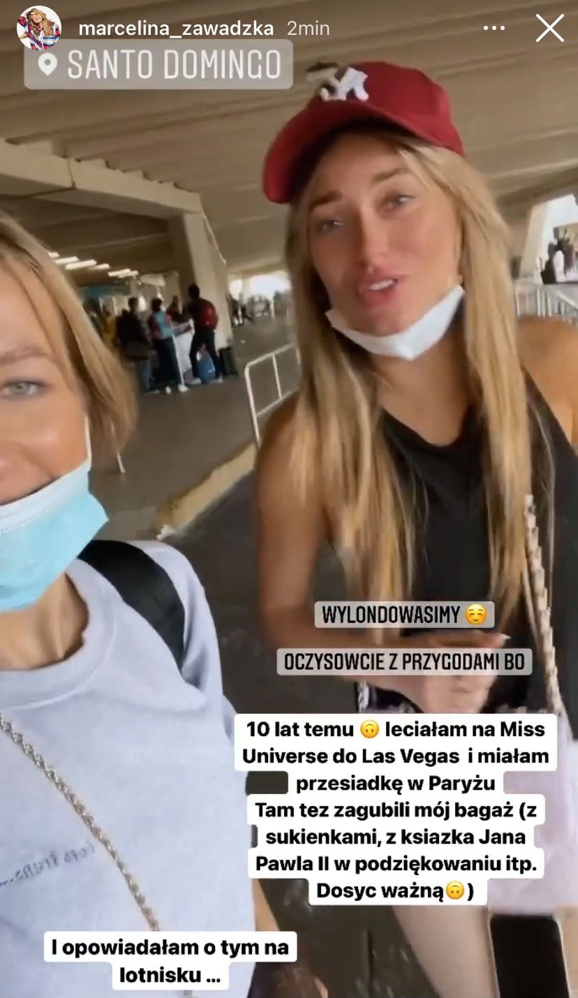 Marcelina Zawadzka - na lotnisku zgubili jej bagaż