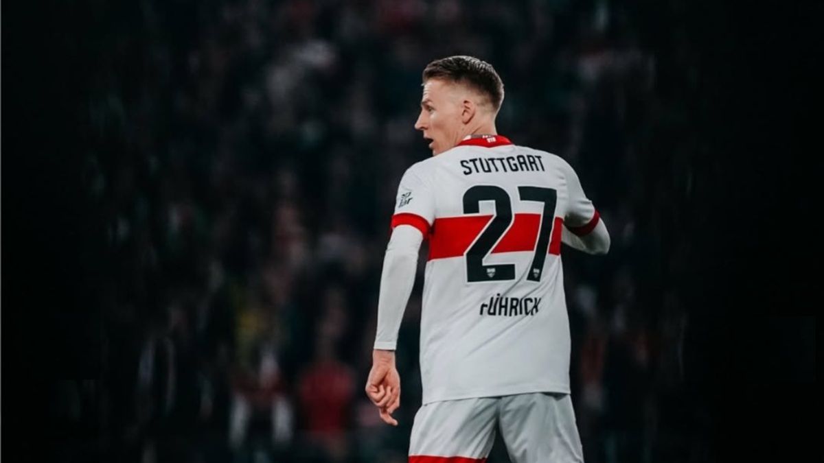Instagram / VfB Stuttgart / Chris Fuehrich z VfB Stuttgart w meczu z Heidenheim