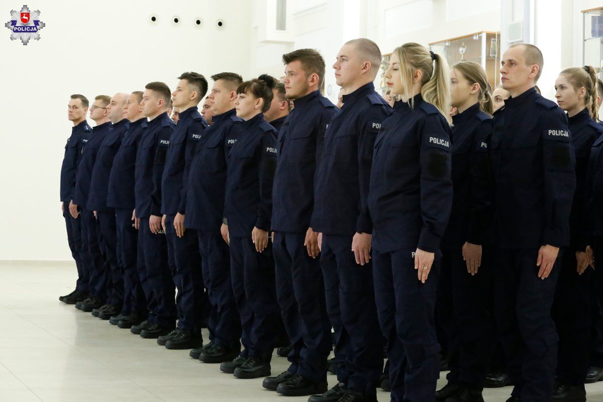 Ślubowanie nowych policjantów w Lublinie - maj 2025