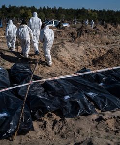 Makabryczne odkrycia na wyzwolonych terenach. To pokazuje barbarzyństwo Rosjan