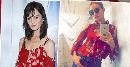 Dwie top modelki w kwiatowych kreacjach od Magdy Butrym