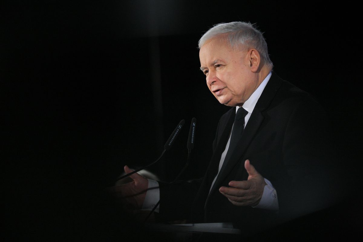 Prezes Prawa i Sprawiedliwości Jarosław Kaczyński 