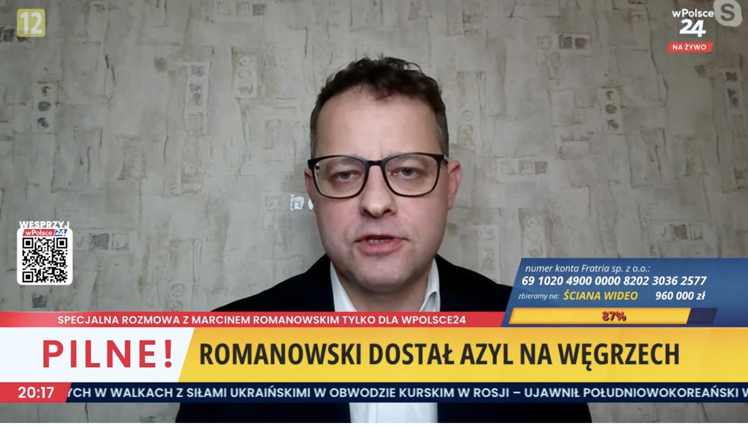 Romanowski przerywa milczenie. "Zdecydowałem się na emigrację"