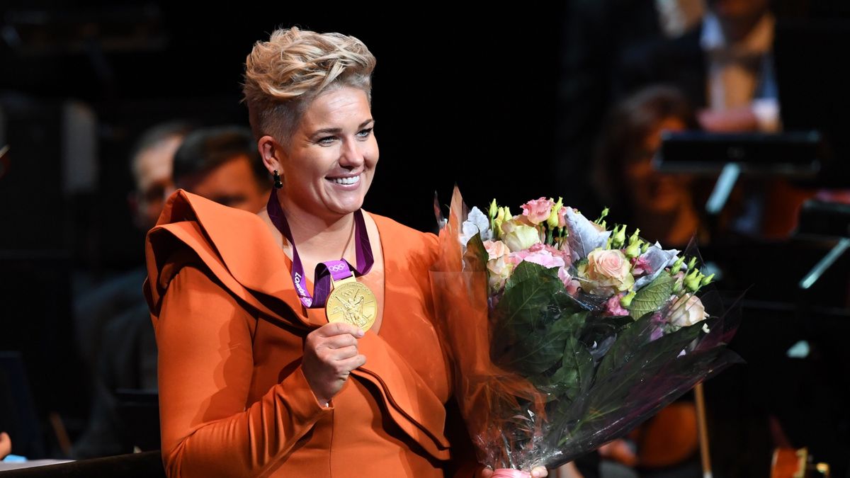 Anita Włodarczyk odebrała złoty medal igrzysk olimpijskich w Londynie