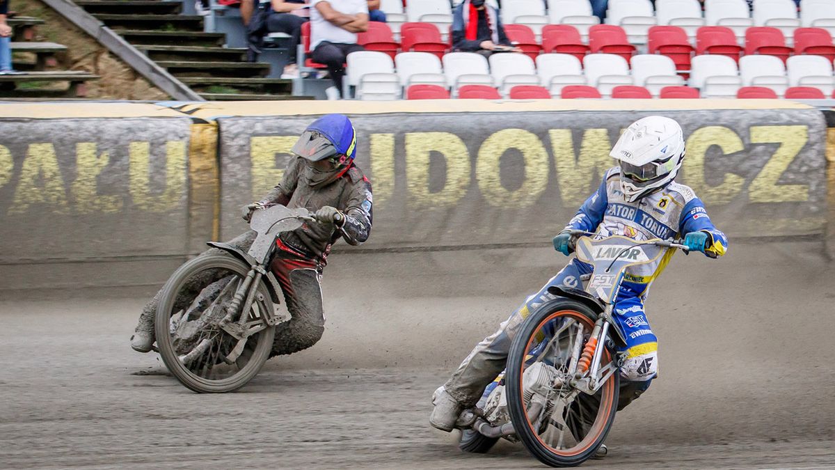 WP SportoweFakty / Anna Kłopocka / Na zdjęciu: Kamil Marciniec w kasku białym