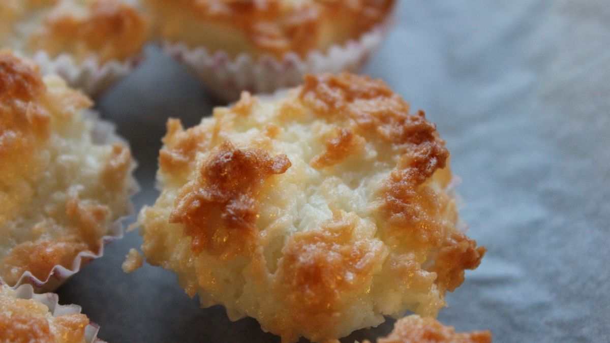 Opiekane suszone wiórki kokosowe