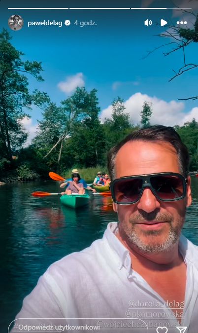 Paweł Deląg spędza czas z bliskimi