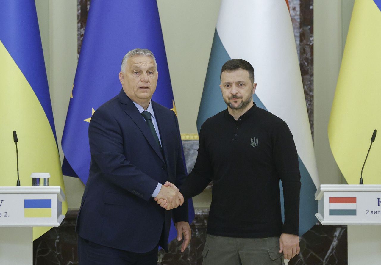 Orban przyjechał z niezapowiadaną wizytą do Kijowa dzień po objęciu przez Węgry rotacyjnej prezydencji w Radzie UE.