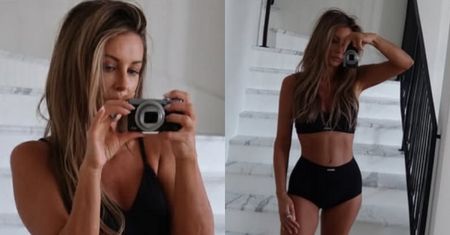 Małgorzata Rozenek W BIELIŹNIE strzela sobie fotki w lustrze (FOTO)