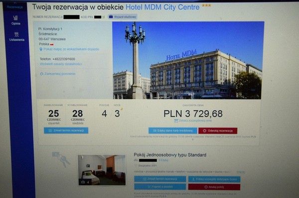 Widok z okien Hotelu MDM. "Niestety nasi goście nie zobaczą go"