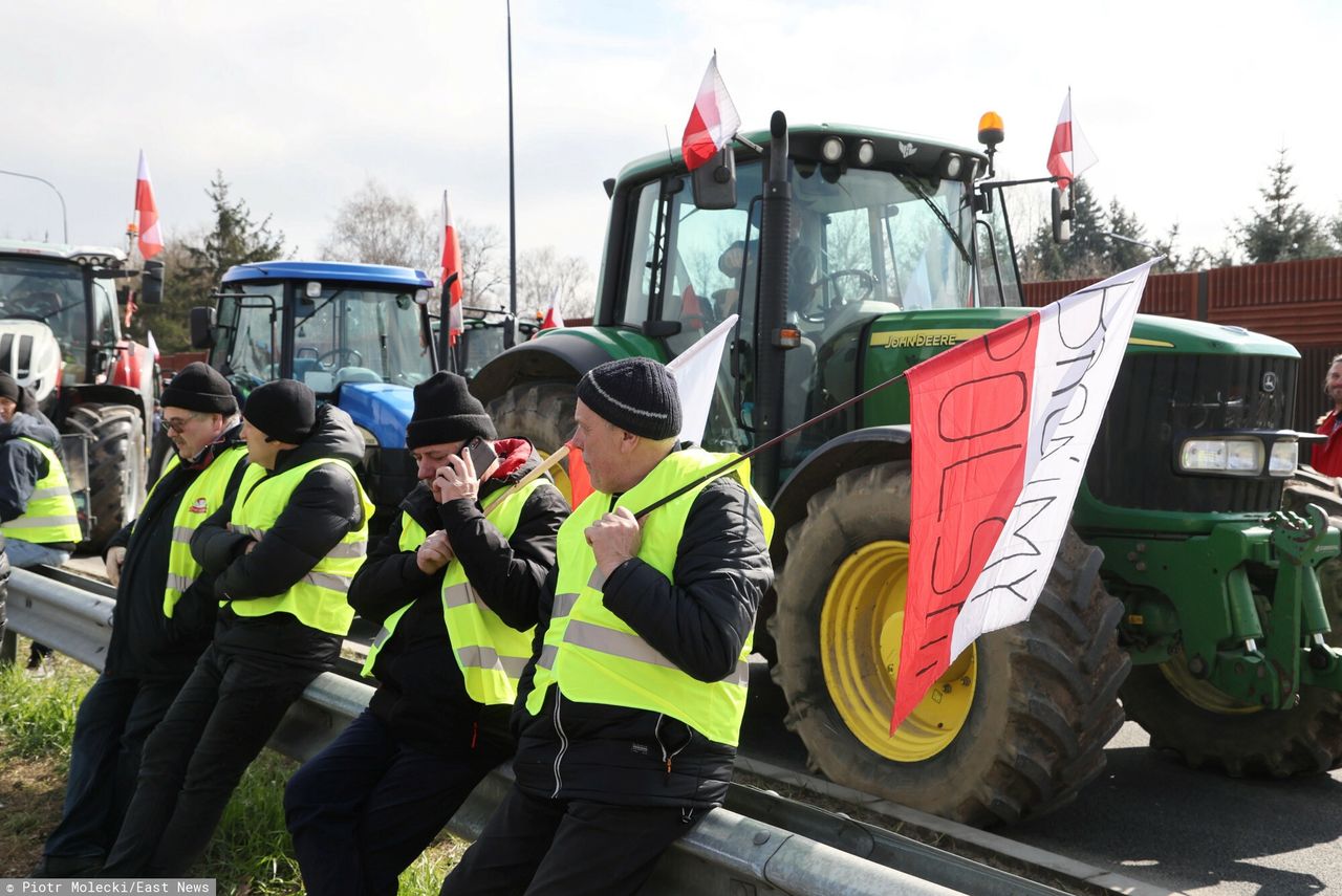 Strajk generalny rolników w Warszawie
