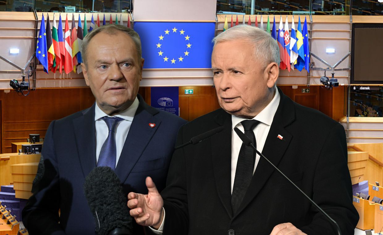 "Tak, jak mówiłem". Kaczyński zaczął od tych samych słów co Tusk