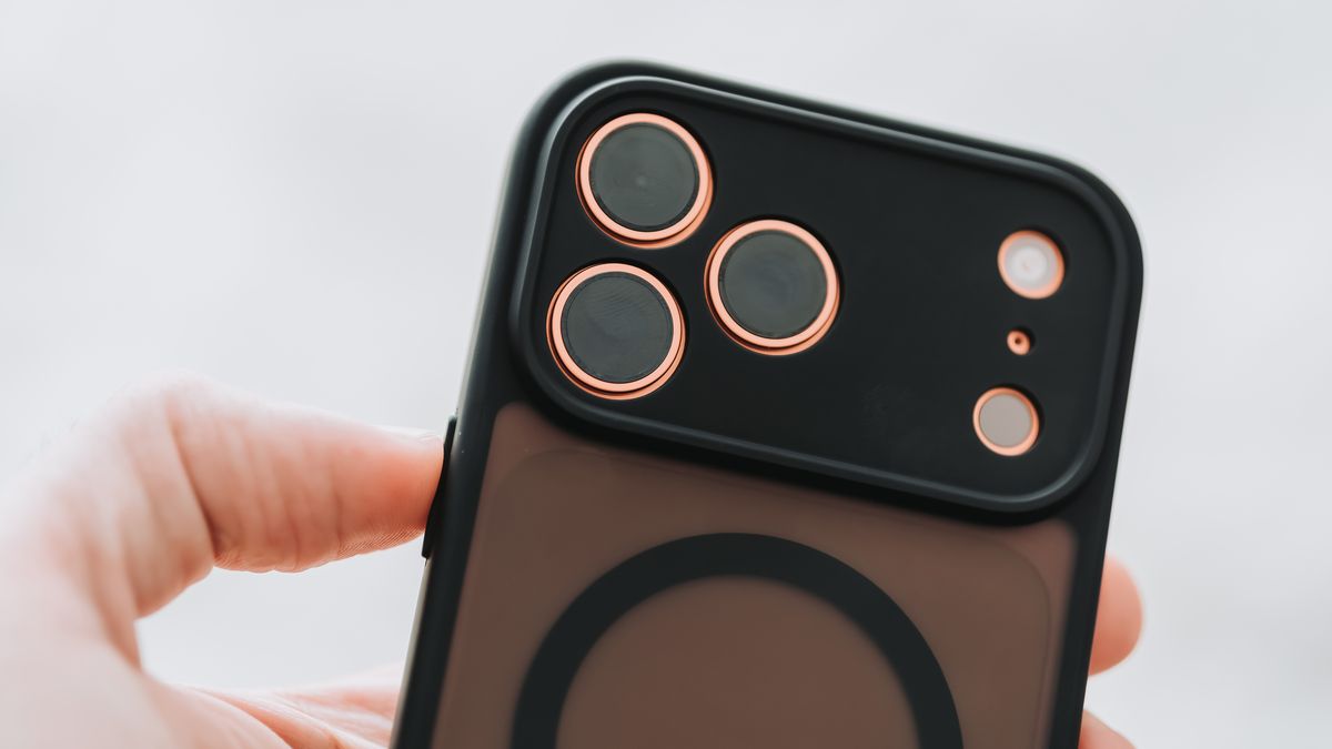 An iPhone 17 Pro Max is displayed in Athens, Greece, on February 14, 2026. The iPhone 17 Pro Max features a large Super Retina display with ProMotion technology, delivering high brightness and smooth performance. It is powered by Apple's latest-generation chip, offering improved speed and energy efficiency. The device includes an upgraded triple-camera system with enhanced low-light capabilities and advanced video features. It also supports fast charging, extended battery life, and the latest connectivity standards. (Photo by Nikolas Kokovlis/NurPhoto via Getty Images)