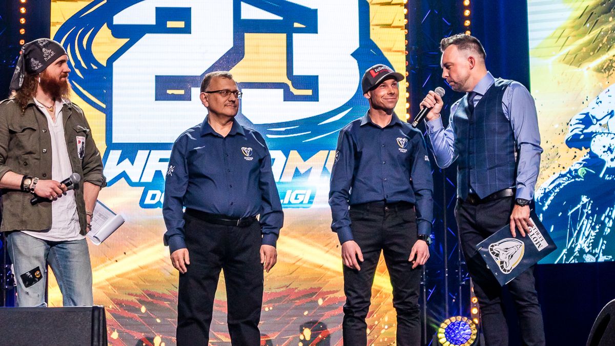 Jacek Ziółkowski i Maciej Kuciapa na prezentacji przed sezonem 2019